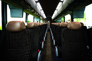 54 passenger coach interior
