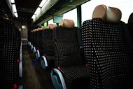 46 passenger coach interior