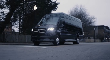 VIP Sprinter on the road